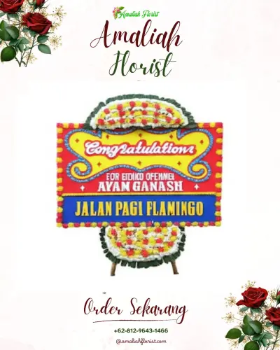 Bunga Papan Congratulation di Onozikho